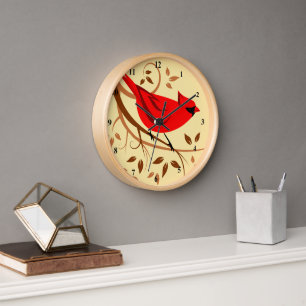 Northern Cardinal Clocks