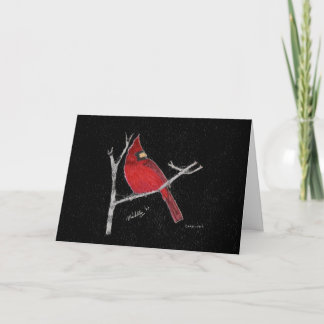 Northern Cardinal Holiday Card