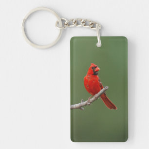Northern Cardinal Keychain