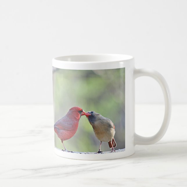 Northern cardinal pair coffee mug (Right)