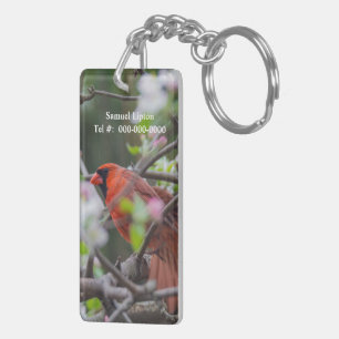 Northern Cardinal Pair Keychain