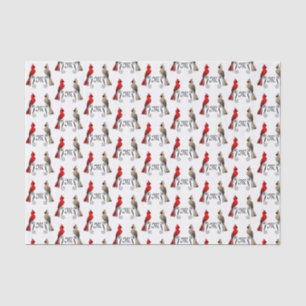 Northern Cardinal SongBird Tissue Paper
