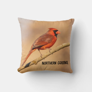 Northern Cardinal  Throw Pillow