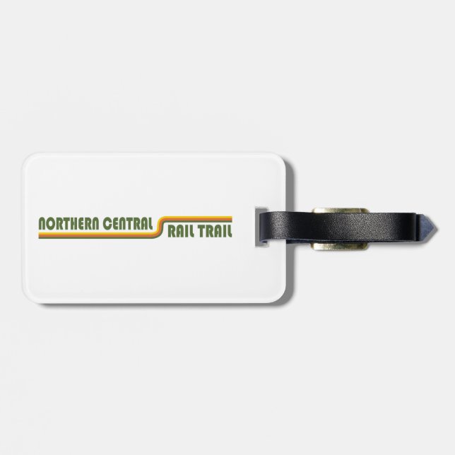 Northern Central Rail Trail Luggage Tag (Back Horizontal)