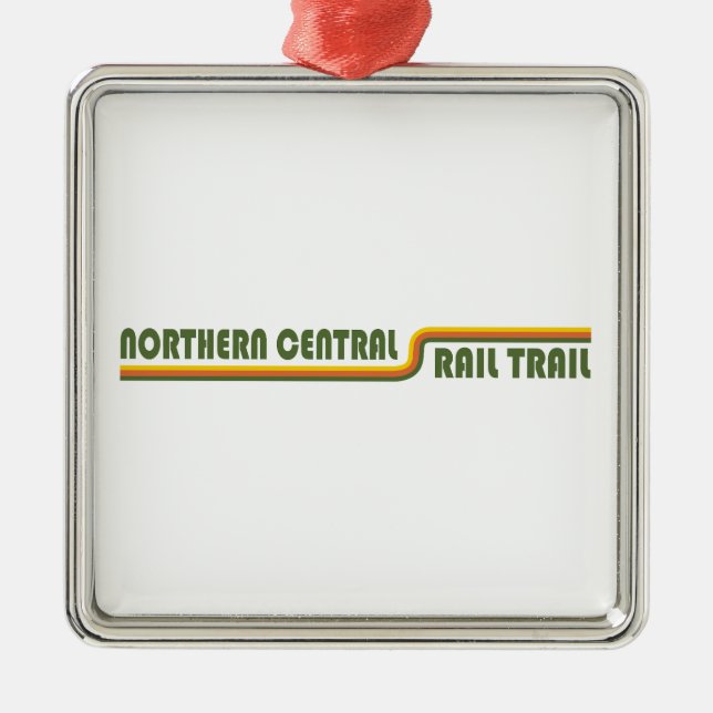 Northern Central Rail Trail Metal Ornament (Front)