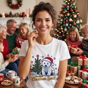 Northern Christmas Spirit & Canadian Christmas T-Shirt