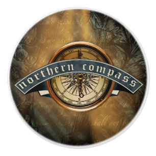 Northern Compass Ceramic Knob