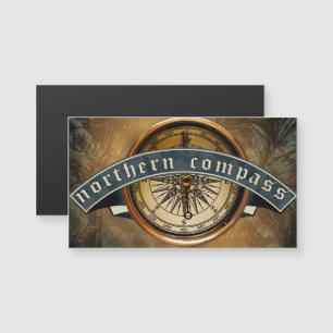 Northern Compass Magnetic Business Cards