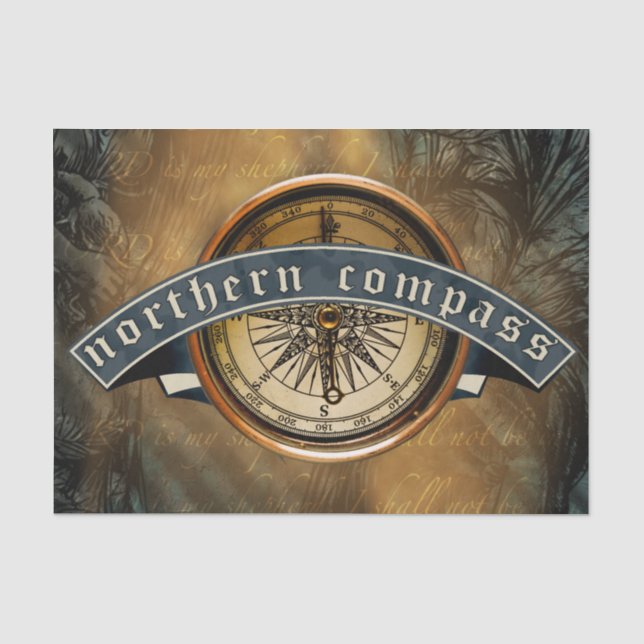 Northern Compass Tissue Paper (Front)