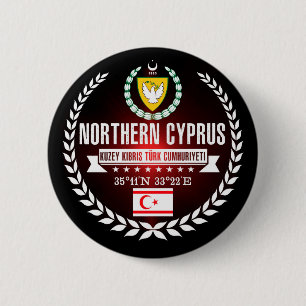 Northern Cyprus 2 Inch Round Button