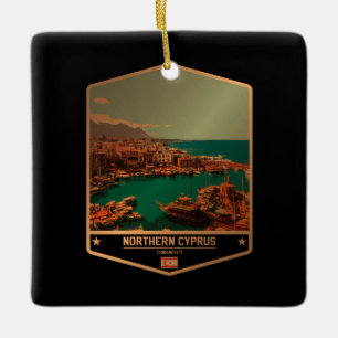Northern Cyprus Ceramic Ornament