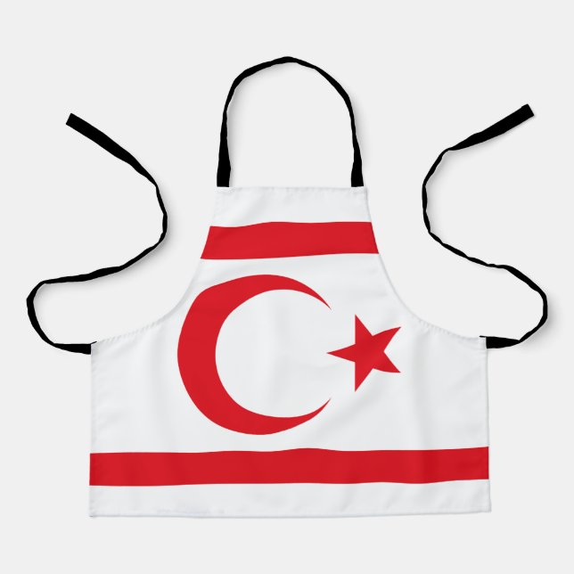 Northern Cyprus Flag Apron (Front)