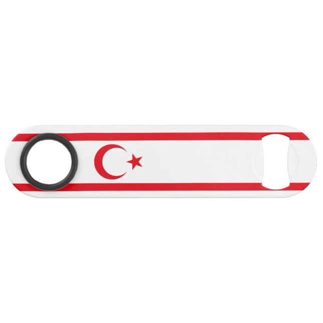Northern Cyprus Flag Bar Key (Front (Horizontal))