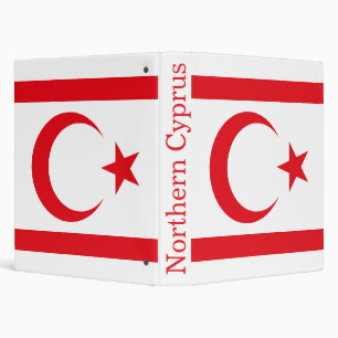 Northern Cyprus Flag Binder