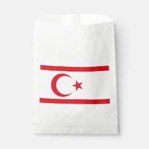 Northern Cyprus Flag Favour Bag