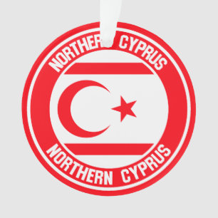 Northern Cyprus Round Emblem Ornament