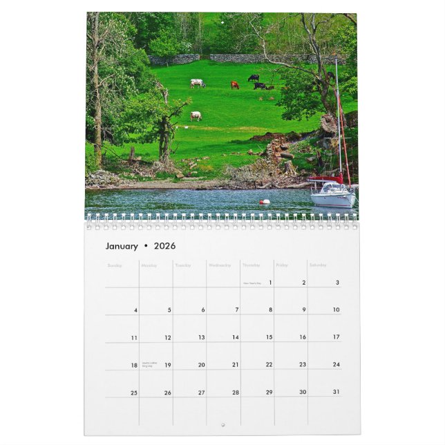 Northern English Countryside Calendar 2013 (Jan 2026)