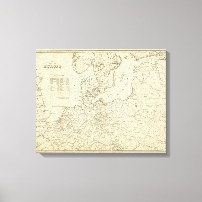 Northern Europe Canvas Print (Front)