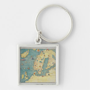 Northern Europe Keychain