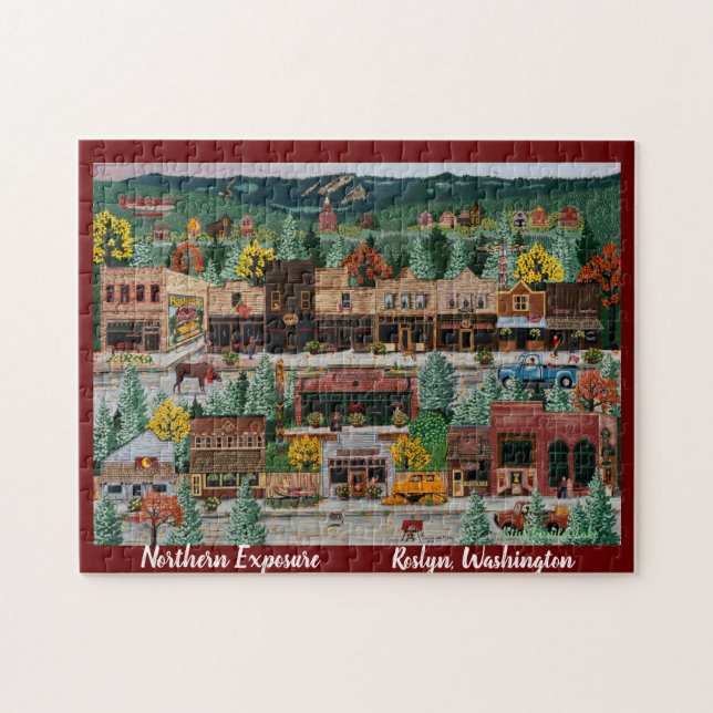"Northern Exposure" ~ Roslyn, Washington Jigsaw Puzzle (Horizontal)