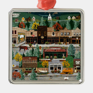 "Northern Exposure" ~ Roslyn, Washington Metal Ornament