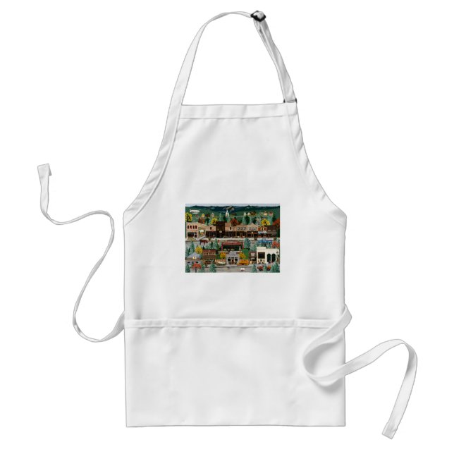 "Northern Exposure" ~ Roslyn, Washington Standard Apron (Front)