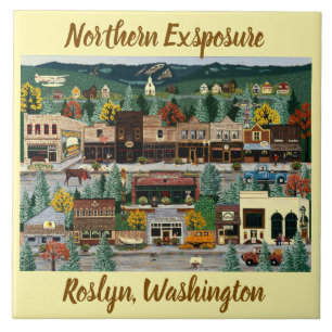 "Northern Exposure" ~ Roslyn, Washington Tile