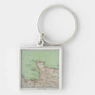 Northern France Keychain