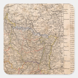 Northern France Square Sticker