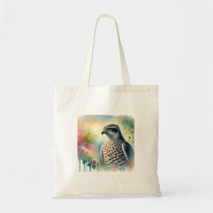 Northern Goshawk 050824AREF117 - Watercolor Tote Bag
