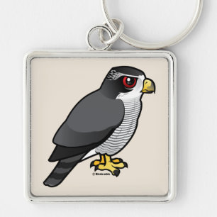 Northern Goshawk Keychain