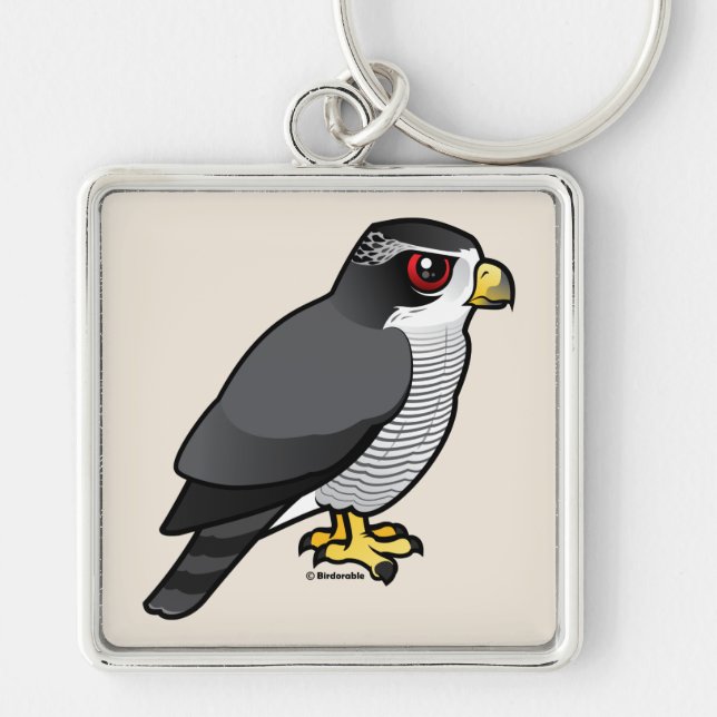Northern Goshawk Keychain (Front)