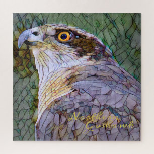 Northern Goshawk [Square Jigsaw puzzle] Puzzle