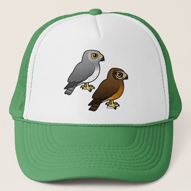 Northern Harrier pair Trucker Hat (Front)