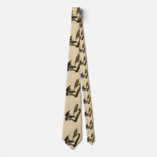 Northern Hawk Owl from Audubon's Birds of America Tie