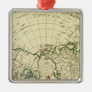 Northern Hemisphere 2 Metal Ornament