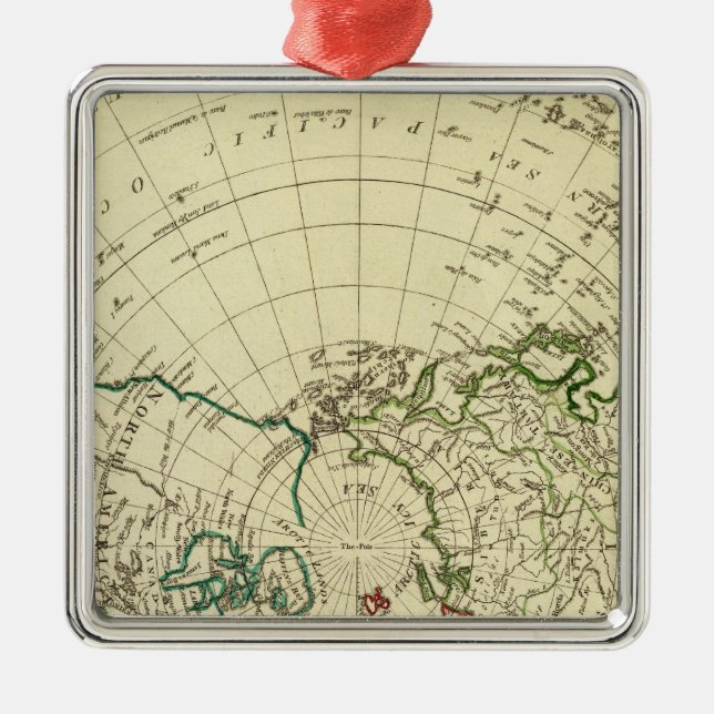 Northern Hemisphere 2 Metal Ornament (Front)