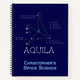 Northern Hemisphere Constellation Aquila Notebook