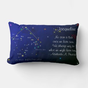 Northern Hemisphere Constellation Coma Berenices Lumbar Pillow