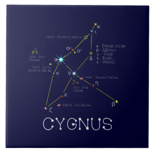 Northern Hemisphere Constellation Cygnus Tile
