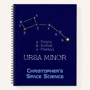 Northern Hemisphere Constellation Ursa Minor Notebook