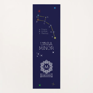Northern Hemisphere Constellation Ursa Minor Yoga Mat