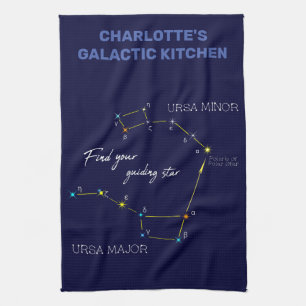 Northern Hemisphere Finding Polaris Star Kitchen Towel