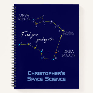Northern Hemisphere Finding Polaris Star Notebook