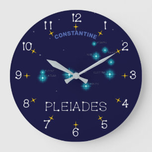 Northern Hemisphere Pleiades Star Formation Large Clock