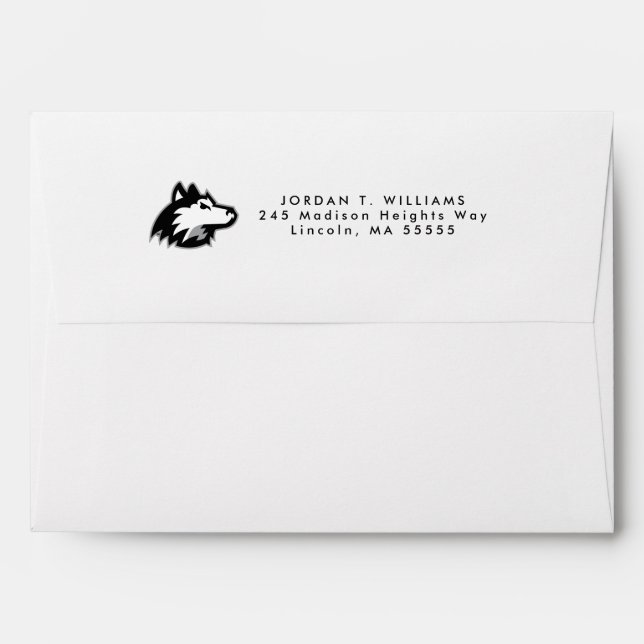 Northern Illinois Huskies Envelope (Back (Top Flap))