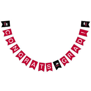 Northern Illinois Huskies   Graduation Bunting Flags