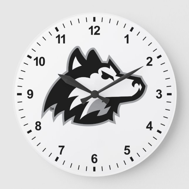 Northern Illinois Huskies Large Clock (Front)