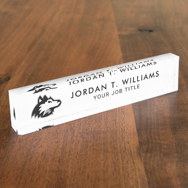 Northern Illinois Huskies Nameplate (Side)
