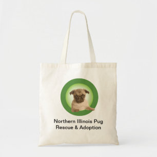 Northern Illinois Pug Rescue Tote Bag